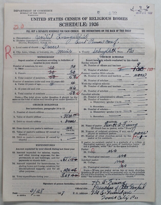 Scan of Evangelical Congregational Church: 132