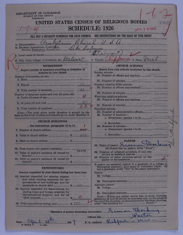 Scan of Presbyterian Church in the United States of America: 3967