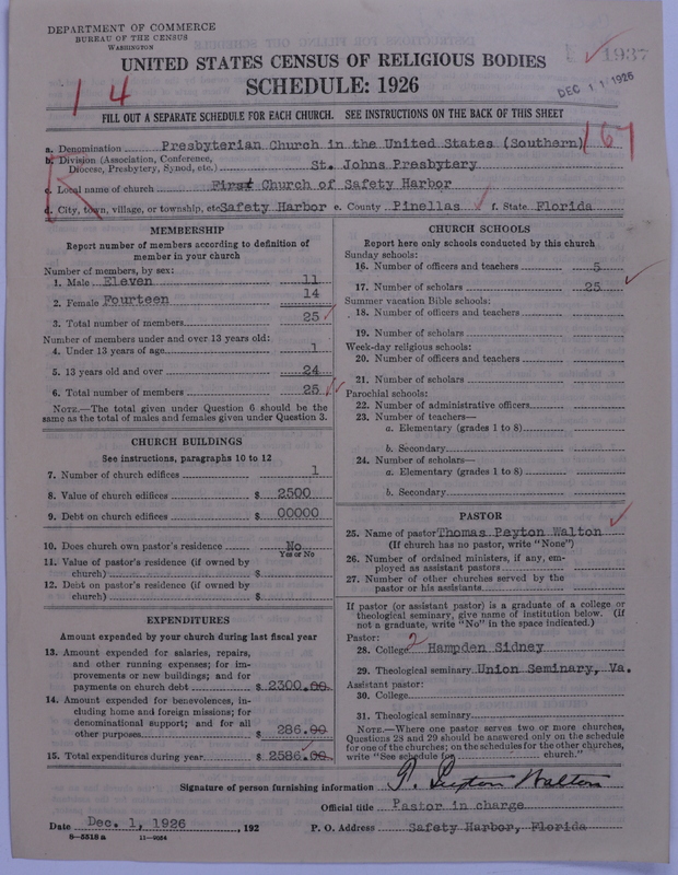 Scan of Presbyterian Church in the United States: 1937