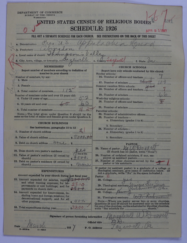 Scan of Presbyterian Church in the United States: 481