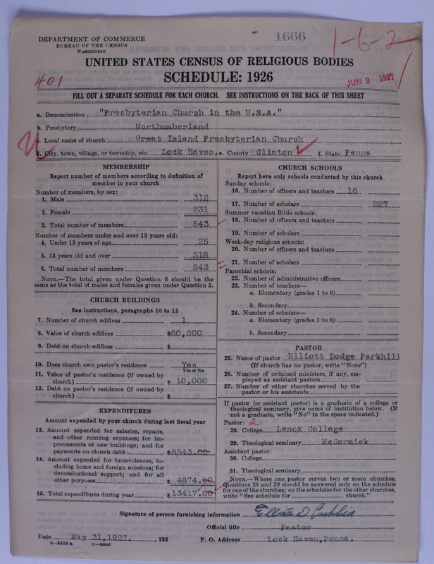Scan of Presbyterian Church in the United States of America: 1666