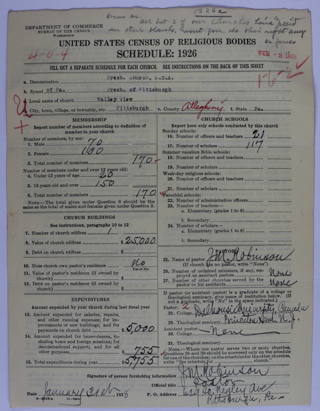 Scan of Presbyterian Church in the United States of America: 1324a