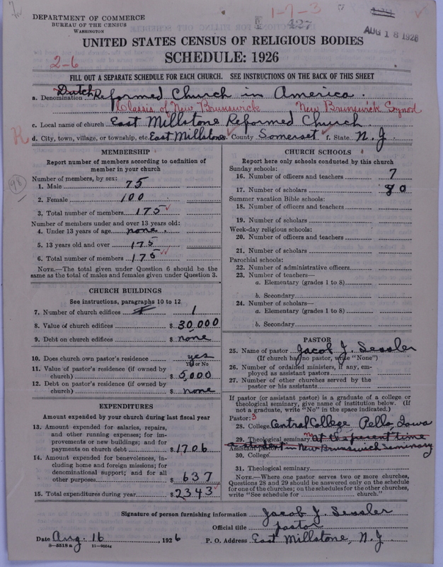 Scan of Reformed Church in America: 427
