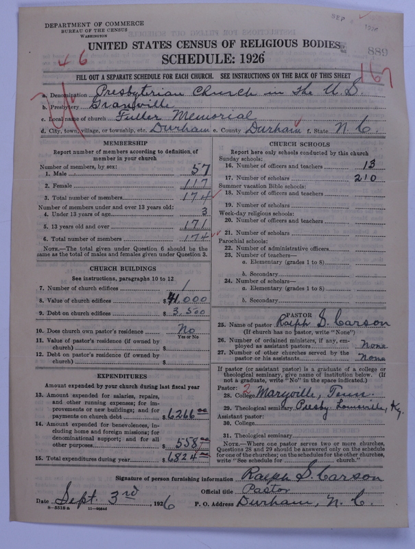 Scan of Presbyterian Church in the United States: 889