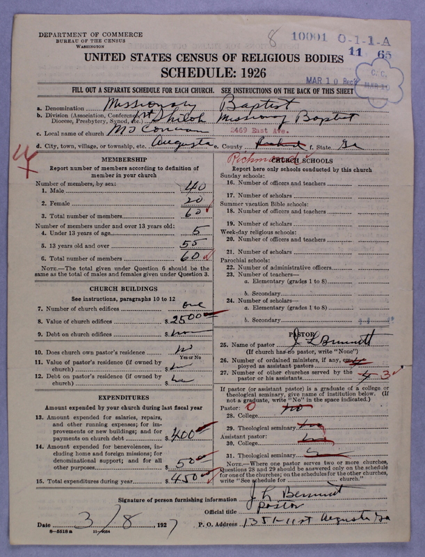 Scan of Negro Baptists: 10001