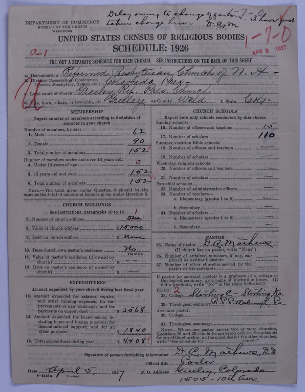 Scan of Synod of the Reformed Presbyterian Church of North America: 83