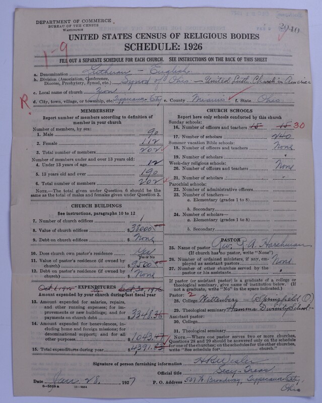 Scan of United Lutheran Church in America: 2040