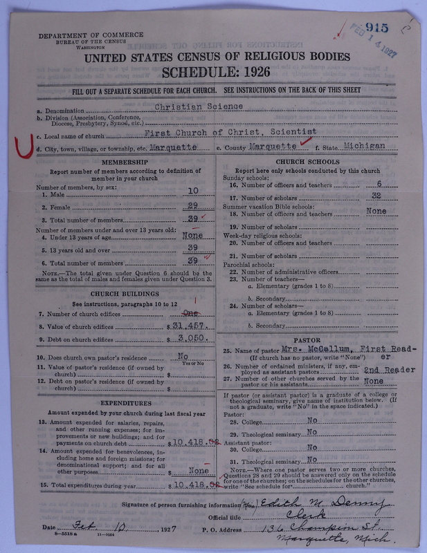 Scan of Church of Christ, Scientist: 915