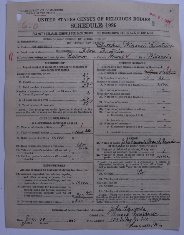 Scan of Reorganized Church of Jesus Christ of Latter Day Saints: 215