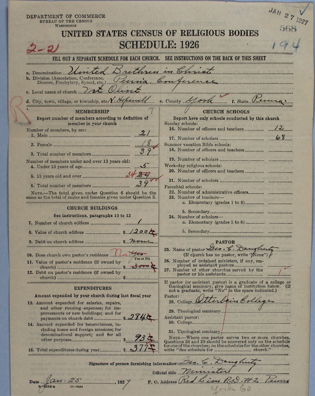 Scan of Church of the United Brethren in Christ: 568