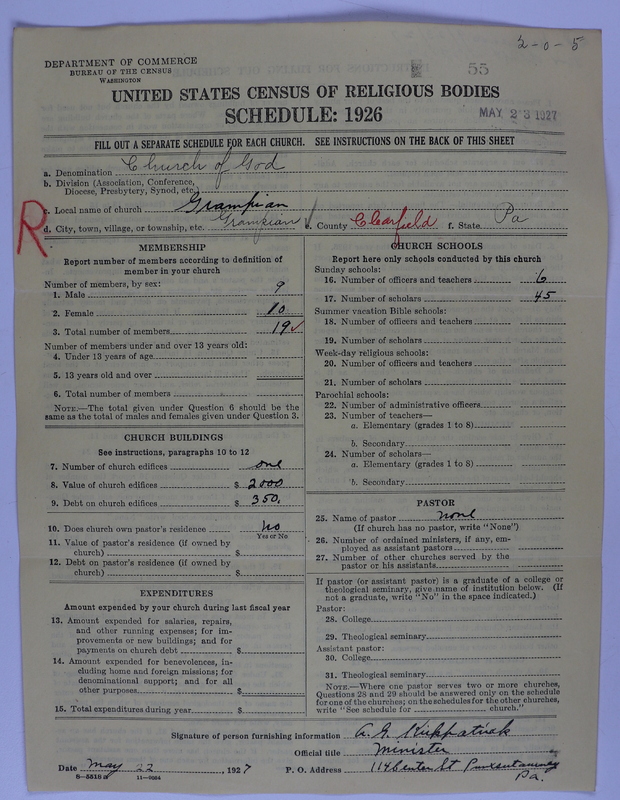 Scan of Church of God (Headquarters, Anderson, Ind.): 55