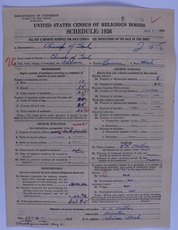 Scan of Church of God (Headquarters, Anderson, Ind.): 278