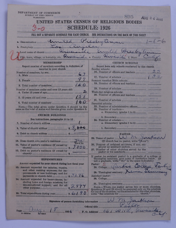 Scan of United Presbyterian Church of North America: 895