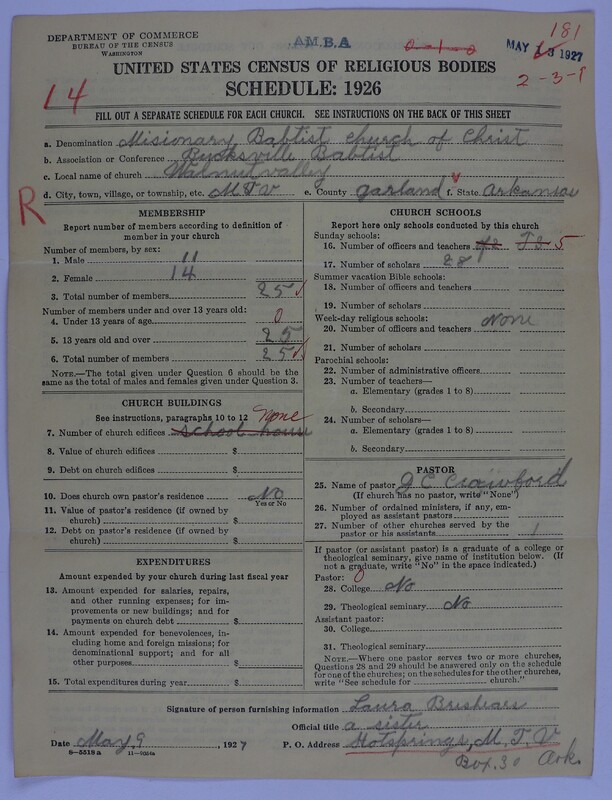 Scan of Landmark Baptist of America: 181