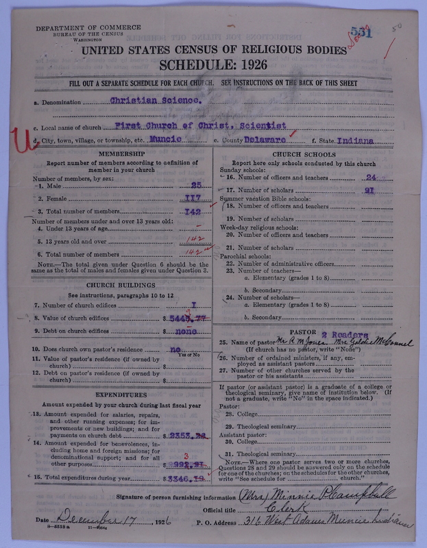 Scan of Church of Christ, Scientist: 551