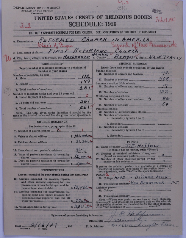 Scan of Reformed Church in America: 296