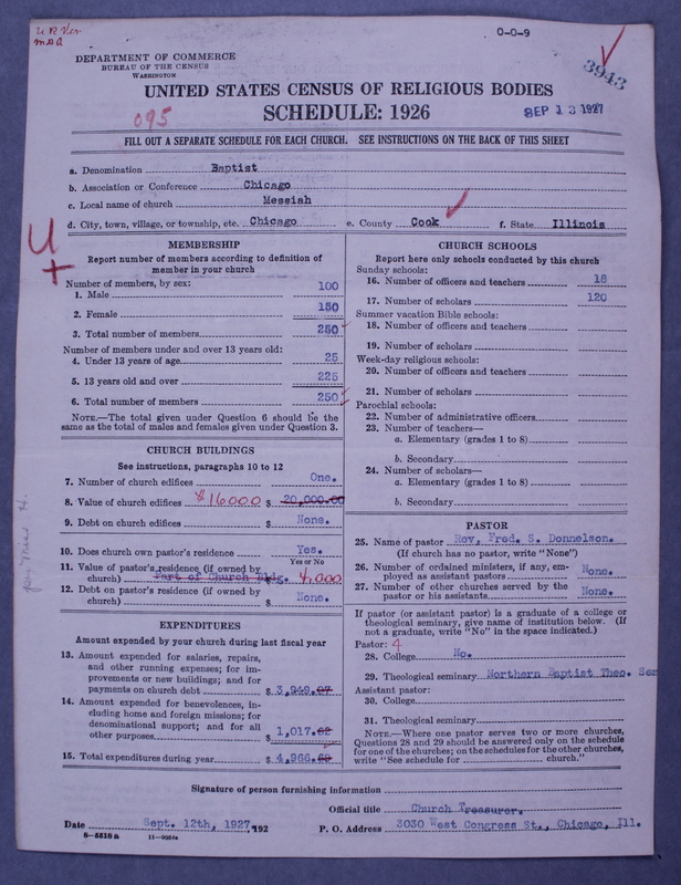 Scan of Northern Baptist Convention: 3943
