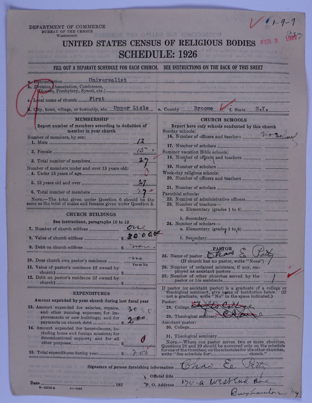 Scan of Universalist Church: 217
