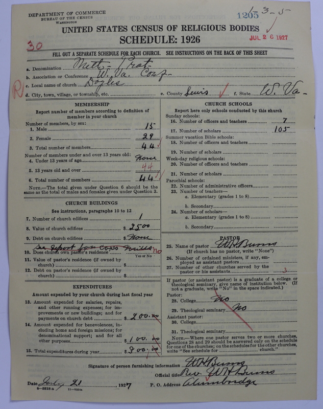 Scan of Methodist Protestant Church: 1205