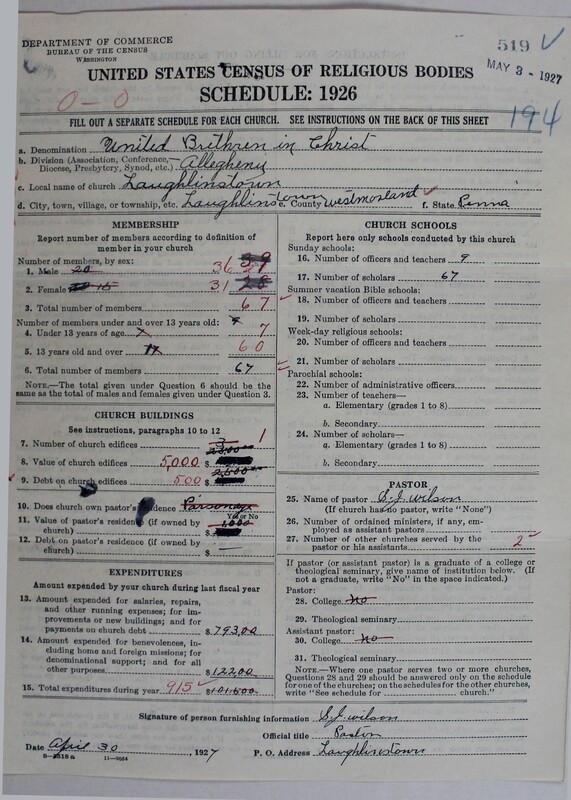 Scan of Church of the United Brethren in Christ: 519