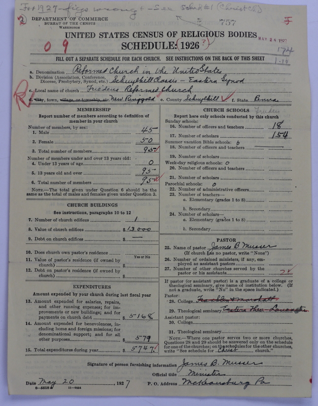 Scan of Reformed Church in the United States: 757