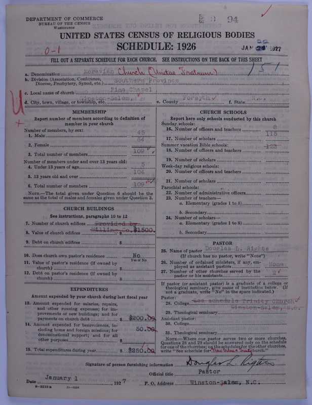 Scan of Moravian Church in America: 94