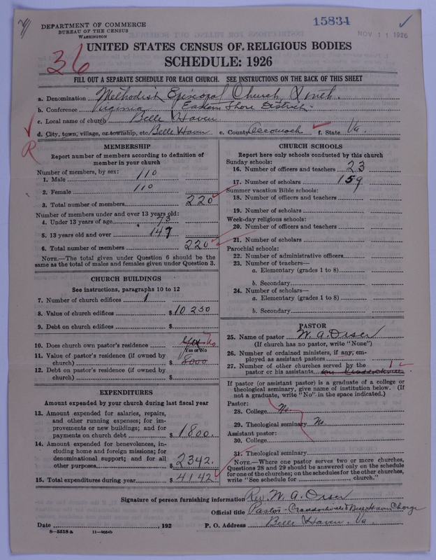 Scan of Methodist Episcopal Church, South: 15834