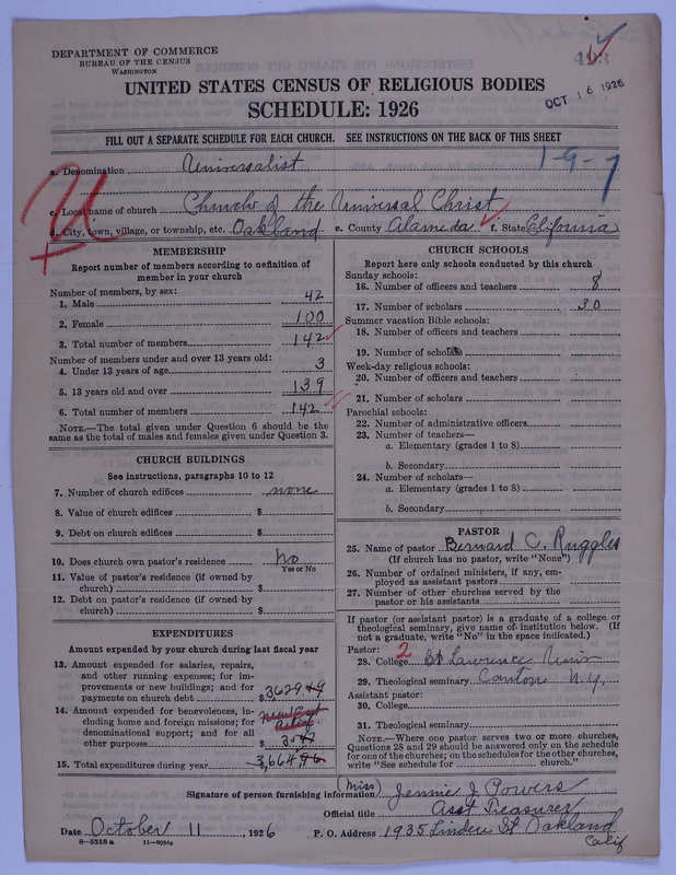 Scan of Universalist Church: 493