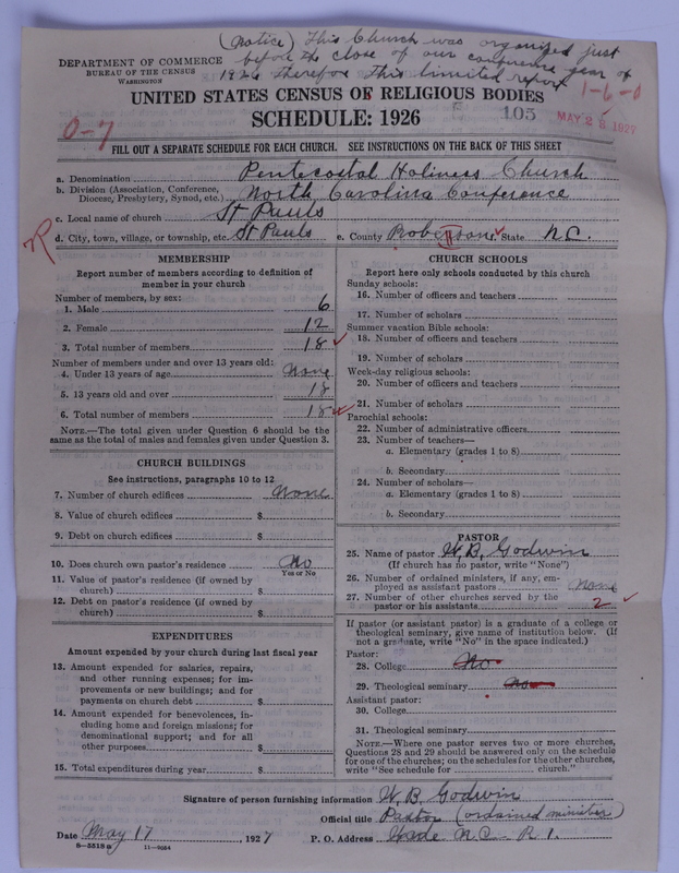Scan of Pentecostal Holiness Church: 105