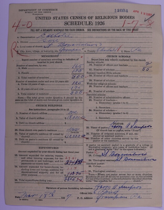 Scan of Roman Catholic Church: 11034