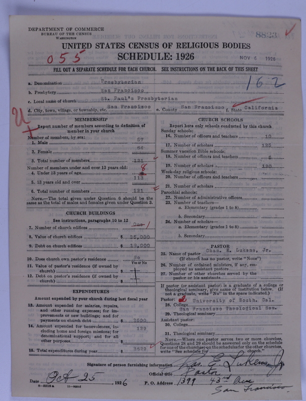 Scan of Presbyterian Church in the United States of America: 8823