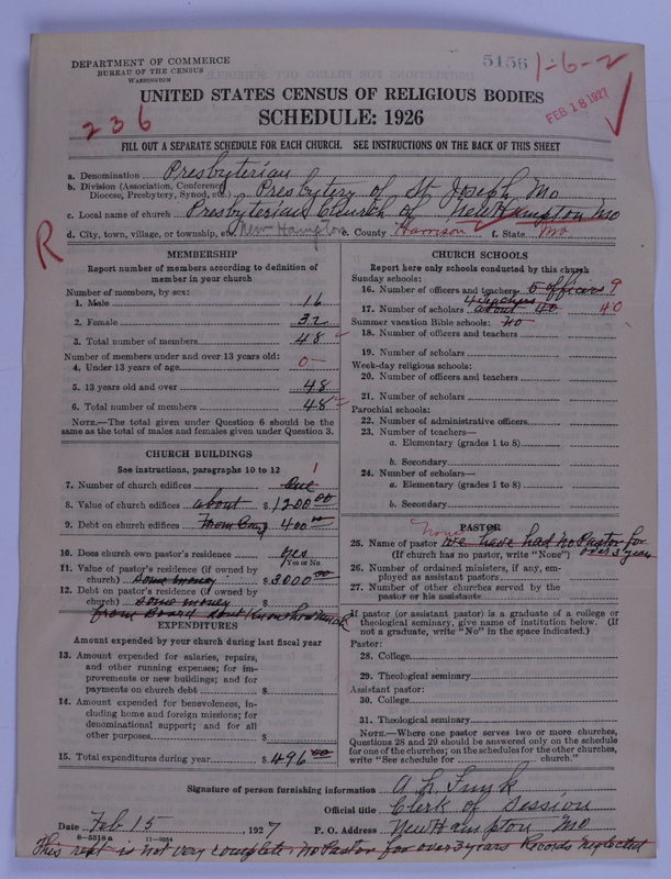 Scan of Presbyterian Church in the United States of America: 5156