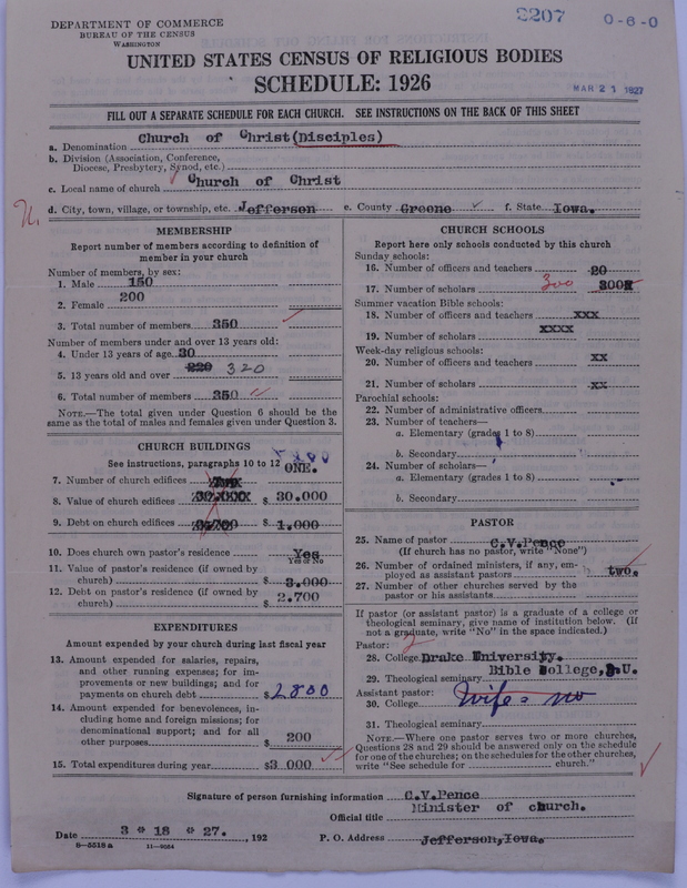 Scan of Disciples of Christ: 2207