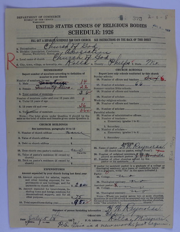 Scan of Church of God (Headquarters, Anderson, Ind.): 373