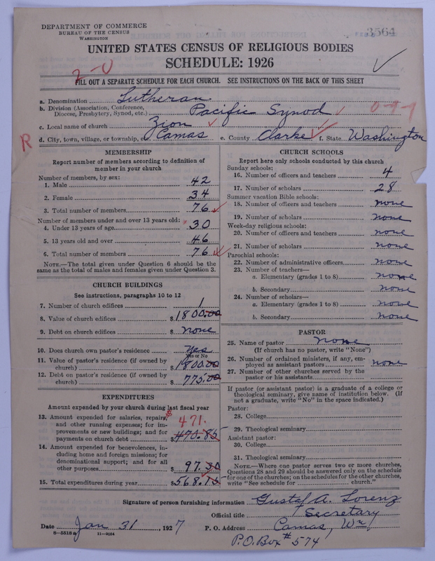 Scan of United Lutheran Church in America: 3564