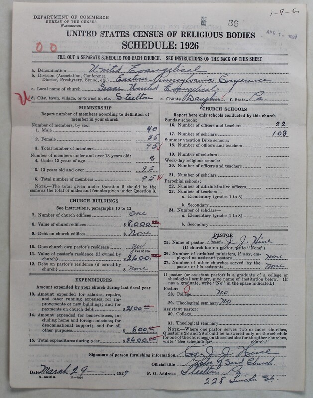 Scan of Evangelical Congregational Church: 36