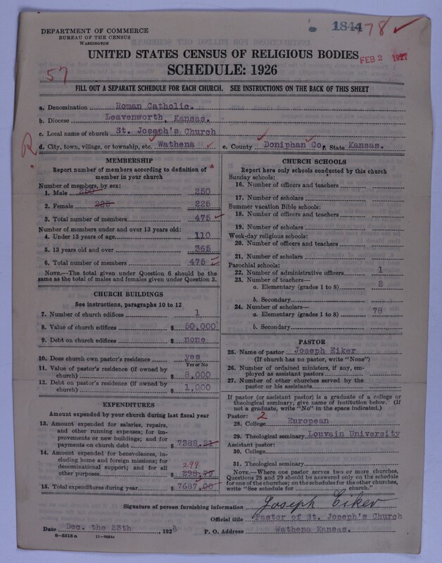 Scan of Roman Catholic Church: 1844