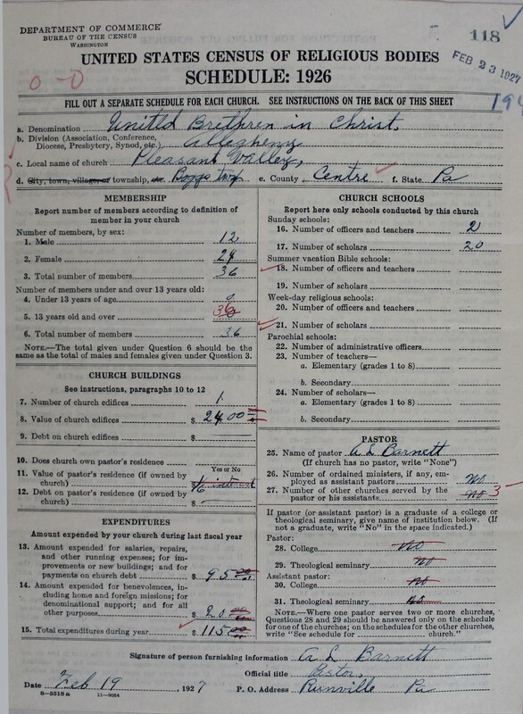 Scan of Church of the United Brethren in Christ: 118