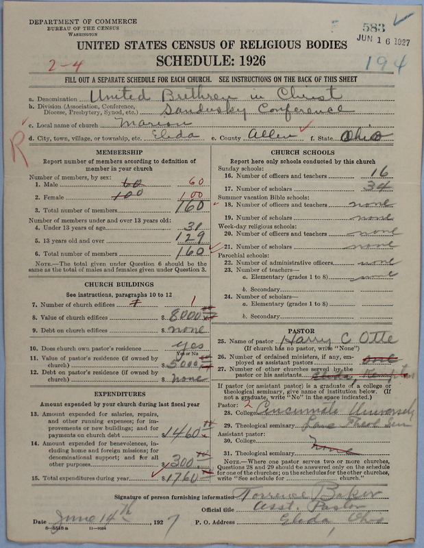 Scan of Church of the United Brethren in Christ: 583