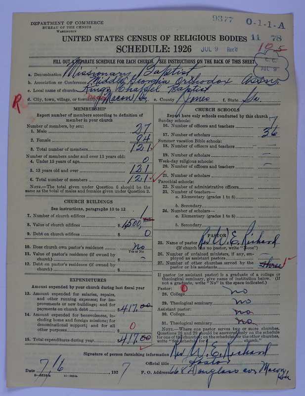 Scan of Negro Baptists: 9377