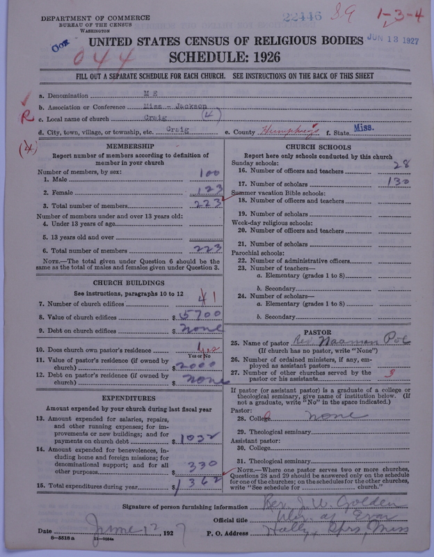 Scan of Methodist Episcopal Church: 22446