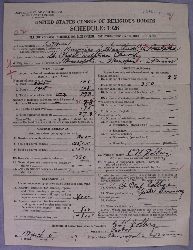 Scan of Norwegian Lutheran Church of America: 716