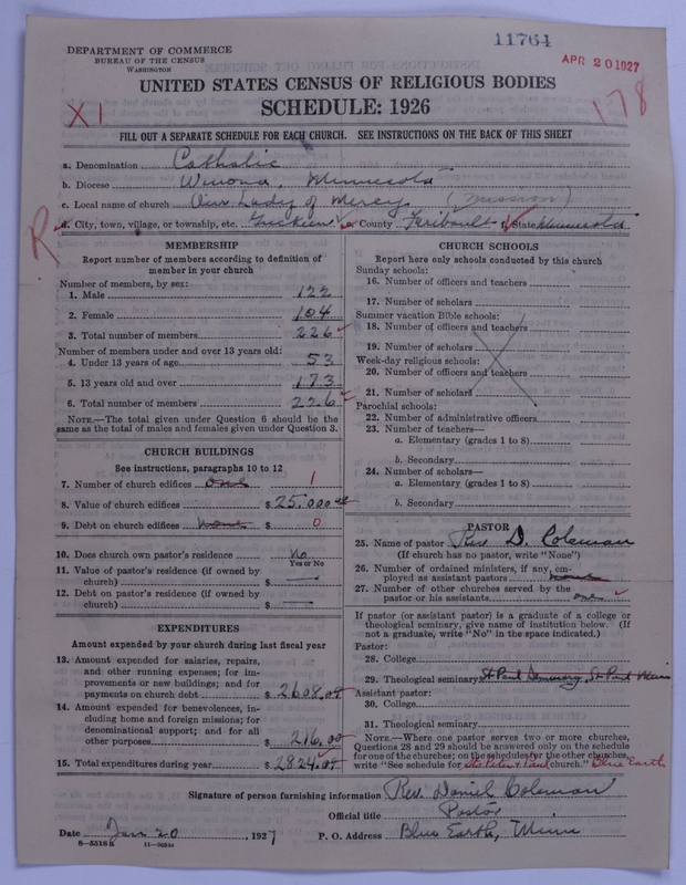 Scan of Roman Catholic Church: 11764