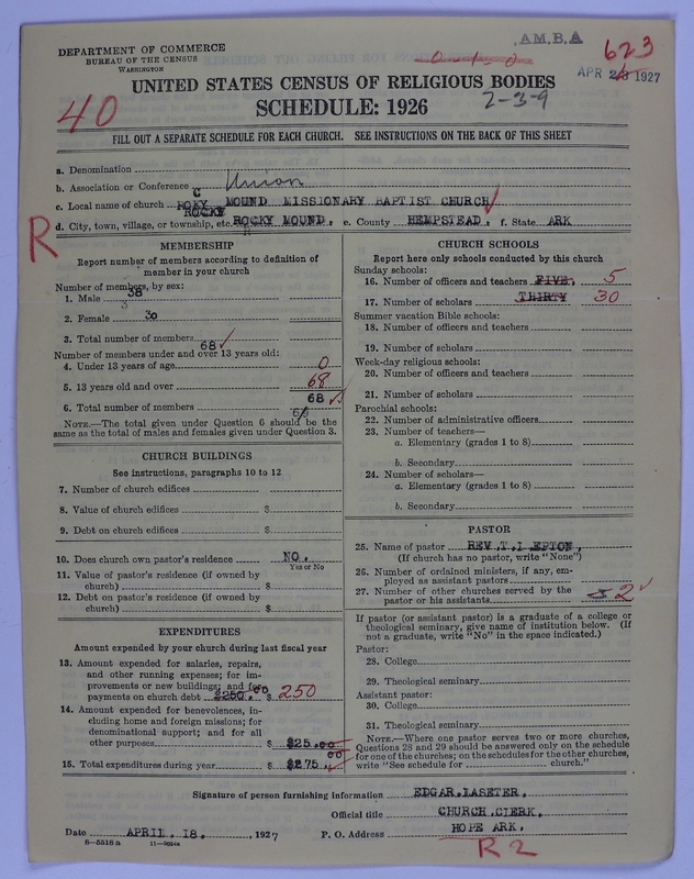 Scan of Landmark Baptist of America: 623