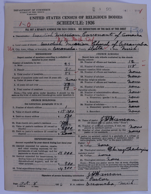 Scan of Swedish Evangelical Mission Covenant of America: 93