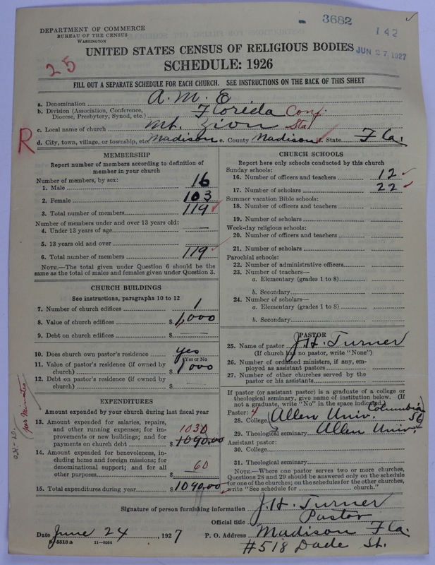 Scan of African Methodist Episcopal Church: 3682