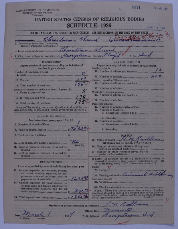 Scan of Disciples of Christ: 831