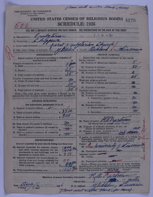 Scan of Presbyterian Church in the United States of America: 4175