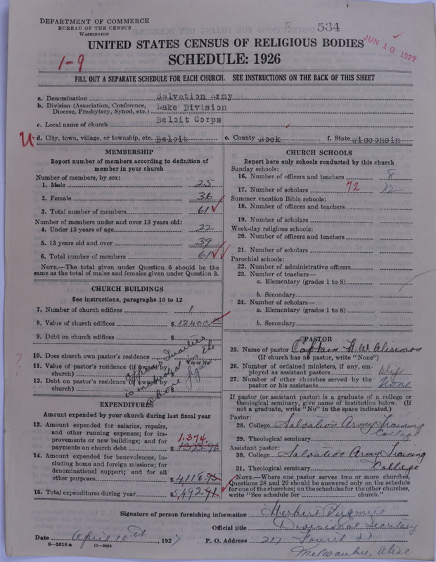 Scan of Salvation Army: 534