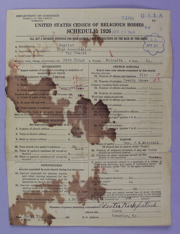 Scan of Negro Baptists: 7480